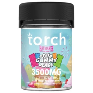 torch haymaker gummies sour gummy bears– 3500mg edibles