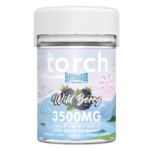 torch haymaker gummies wild berry – 3500mg edibles