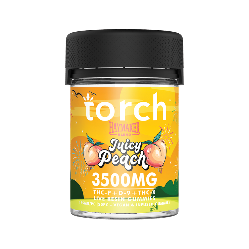 Torch Haymaker Gummies Juicy Peach 3500mg
