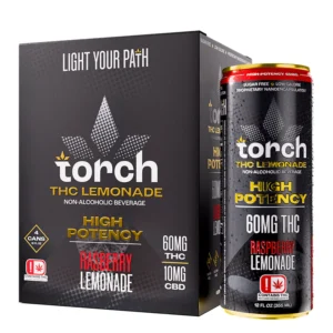 Raspberry Lemonade High Potency D9 THC Seltzer