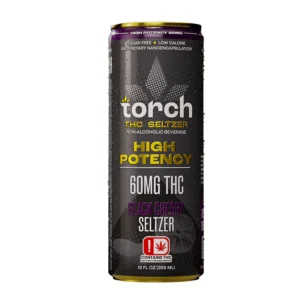 Alternative view of Black Cherry High Potency D9 THC Seltzer