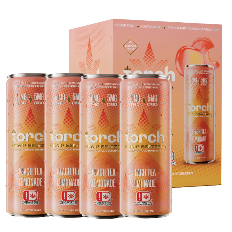 Peach Tea Lemonade D9 THC Iced Tea - Image 5