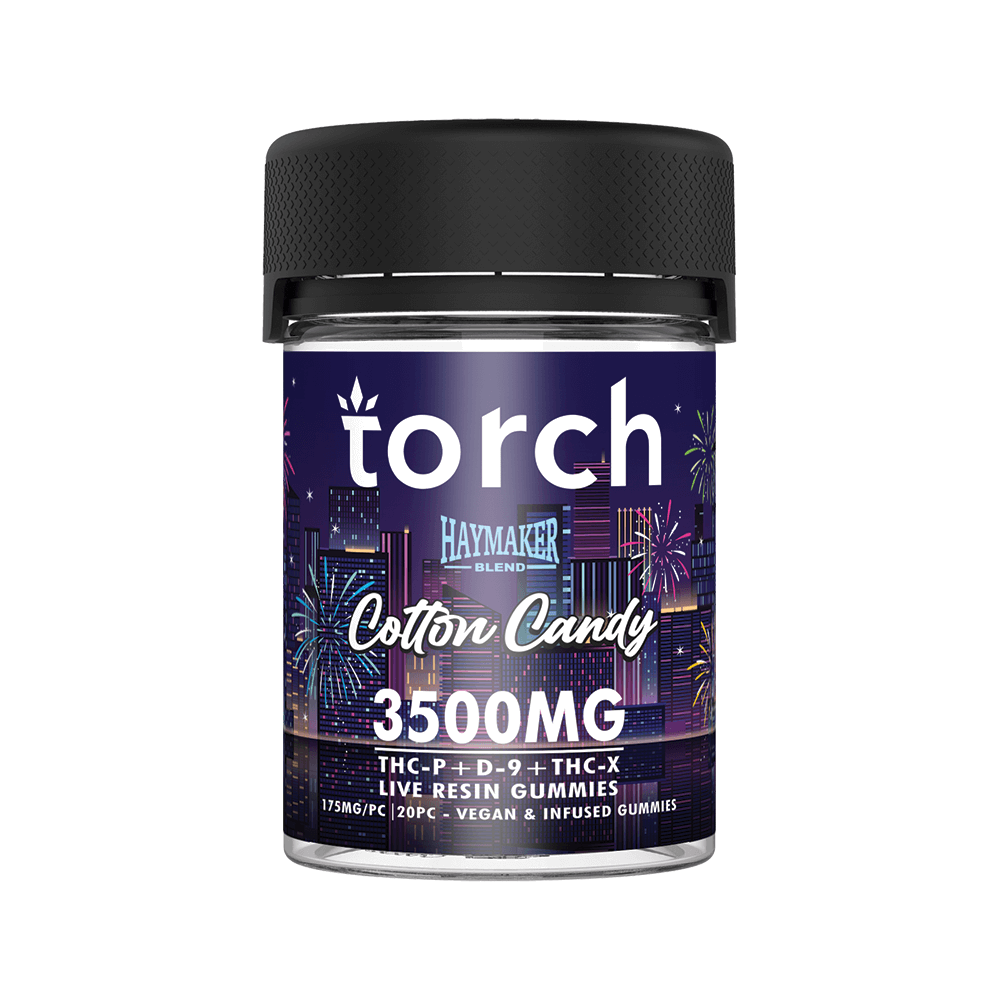 Torch Haymaker Gummies Cotton Candy 3500mg